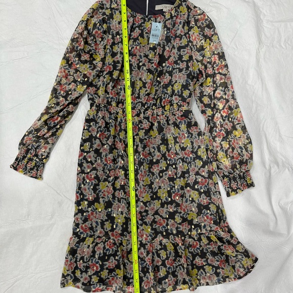 Loft Gray and shimmer PXXS knee length dress NEW - Picture 7 of 8